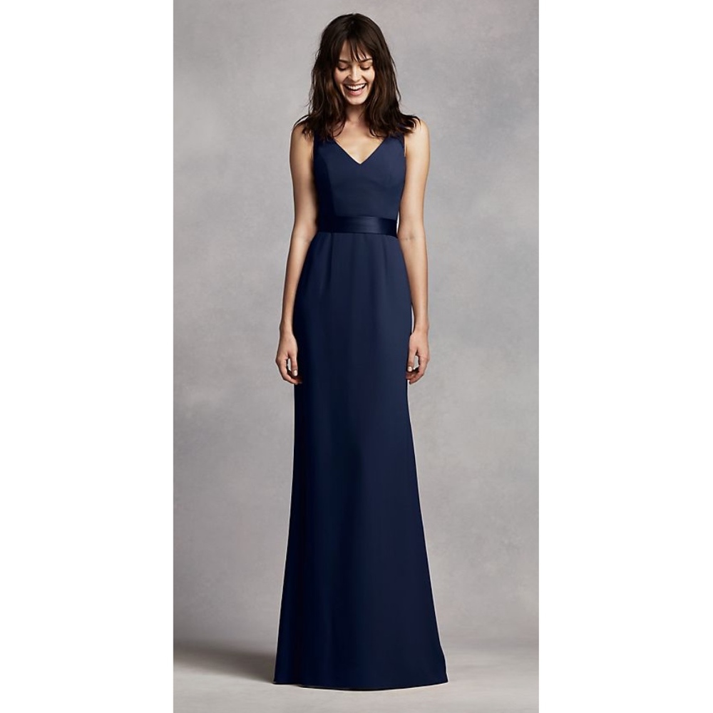 Davids Bridal by Vera Wang Marine Blue Dress